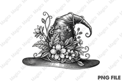 vintage witch&#039;s hat PNG Product Image 1