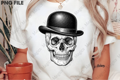 Vintage engraving human skull Product Image 2