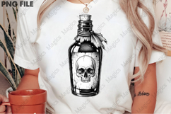 vintage dark glass bottle PNG Product Image 2