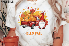Hello Fall Farm Truck PNG Product Image 2