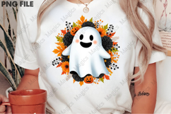 Ghost Pumpkin Autumn Fall Halloween PNG Product Image 2
