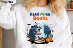 Book Halloween Ghost Read More Books Png Product Image 3