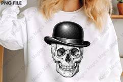 Vintage engraving human skull Product Image 3