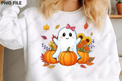 Halloween Fall Ghost PNG Product Image 3