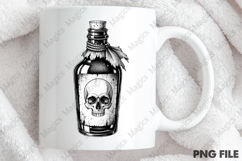 vintage dark glass bottle PNG Product Image 4