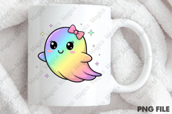 Iridescent Ghost Coquette Halloween Png Product Image 4