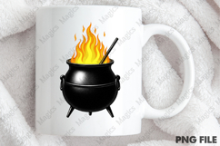 vintage black cauldron PNG Product Image 4