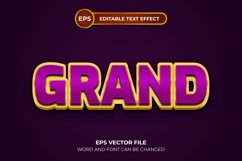 Grand editable text effect Product Image 1