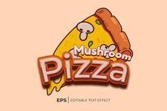 A cartoon illustration of a pizza Product Image 1