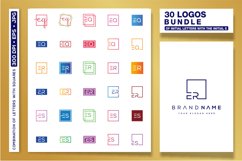 30 LOGOS BUNDLE OF INITIAL LETTERS WITH THE INITIAL E Product Image 1