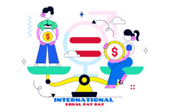 10 International Day for Equal Pay Illustration Product Image 4