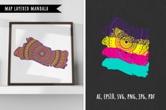 Map, Mandala SVG, layered, cut file, bundle, patriotic, clip art, banners, scrapbook, party invitations, covers, accessories, birthdays, t-shirts, mugs, stencils, pillow- design, wall art, greeting cards, cricut svg, map, mandala, silhouette, cut file, pa