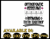 Dental SVG DXF JPEG Silhouette Cameo Cricut Hygienist teeth Product Image 2