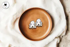 Bedlington Terrier Dog Stud Earrings | Dog Laser Cut SVG Product Image 2