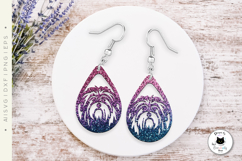 Dog Teardrop Earrings Vol.2 | Dog Laser Cut SVG Product Image 2