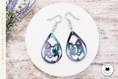Dog Teardrop Earrings Vol.1 | Dog Laser Cut SVG Product Image 2
