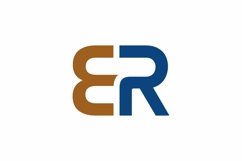 ER Logo design vector template Product Image 1