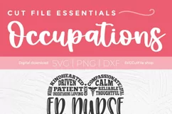 ER nurse svg, emergency room nurse, tall Pinterest image