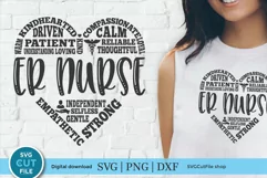 ER nurse svg, emergency room nurse, svg file for crafters, cricut svg, silhouette svg