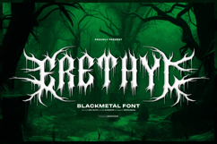 Erethyl | Black Metal Font Product Image 1