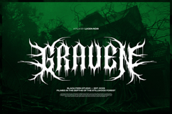 Erethyl | Black Metal Font Product Image 4