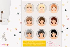Business woman avatar, computer girl clipart - LVS61 Erica Product Image 3