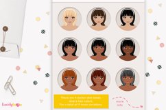 Business woman avatar, computer girl clipart - LVS61 Erica Product Image 2