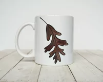 Autumn oak leaves sublimation design PNG. Fall clipart Product Image 5