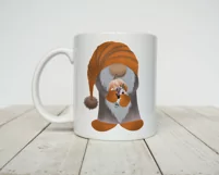Autumn Gnome Sublimation design PNG|Gnome clipart Product Image 4