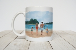 Beach Family People Clipart| Sublimation design | Hand drawn Product Image 6