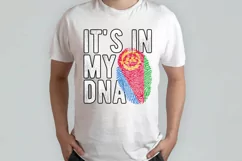 It's in my DNA Eritrea Flag Fingerprint PNG Sublimation Product Image 2