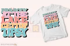 Lake SVG T-shirt Design, Lake PNG Product Image 2