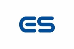 ES logo design vector template Product Image 1