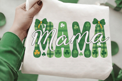 Mama Green Shamrock PNG T-shirt Design, mama png, green mama Product Image 2