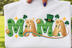 Mama Clover PNG T-shirt Design, mama png, clover mama png Product Image 3