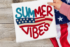 Summer Vibes USA PNG T-shirt Design, summer vibes png, usa Product Image 1