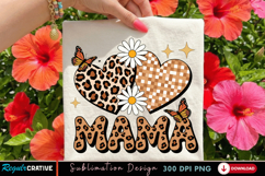 Leopard Mama PNG T-shirt Design, leopard mama png, animal Product Image 1