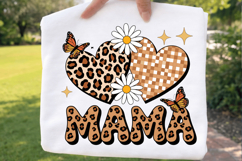 Leopard Mama PNG T-shirt Design, leopard mama png, animal Product Image 2