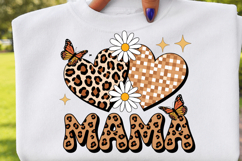 Leopard Mama PNG T-shirt Design, leopard mama png, animal Product Image 3