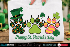 Happy St Patrick Dogs PNG T-shirt Design, dog png, st patric Product Image 1