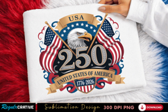 250 USA Sublimation PNG, 250 usa png, america 250, patriotic Product Image 2