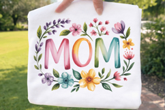 Mom Floral Sublimation PNG, mom png, mom floral, mother Product Image 3