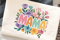 Mama Floral Sublimation PNG, mama png, mama sublimation Product Image 2