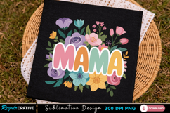 Mama Floral Sublimation PNG, mama png, mama sublimation Product Image 3