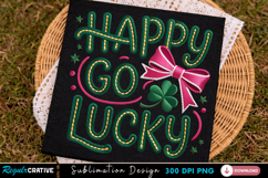 Happy Go Lucky PNG T-shirt Design, happy go lucky png, lucky Product Image 3