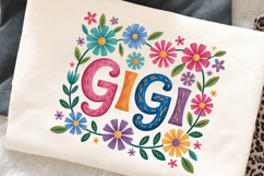Gigi Floral Sublimation PNG, gigi png, gigi sublimation Product Image 2