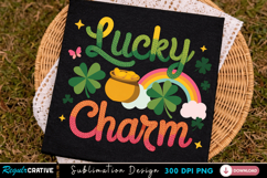 Lucky Charm Sublimation PNG T-shirt Design, lucky charm png, Product Image 3