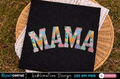 Mama Floral Retro PNG T-shirt Design, mama png, retro mama Product Image 1