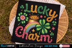Lucky Charm Floral PNG, lucky charm png, floral lucky Product Image 3