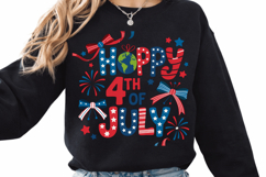Happy 4th Of July PNG T-shirt Design, 4th july png, independ Product Image 3